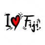 Fiji Love Sticker