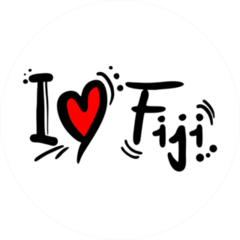 Fiji Love Sticker