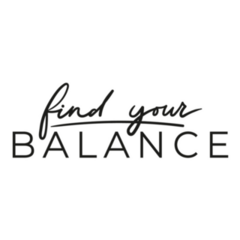 Find Your Balance Positive Yoga Sticker