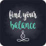 Find Your Balance Sticker