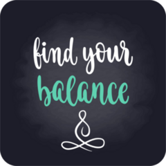 Find Your Balance Sticker