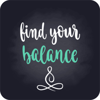 Find Your Balance Sticker