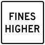 Fines Higher Sticker