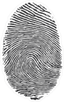 Fingerprint Icon Sticker