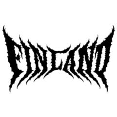 Finland Death Metal Font Sticker