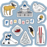 Finland Landmarks And Icons Sticker