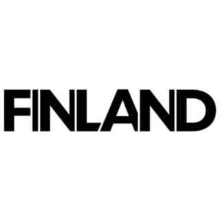 Finland Lettering Emblem Sticker