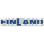 Finland Letters In Finnish Flag Sticker