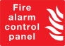 Fire Alarm Control Panel Sign Sticker