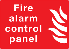 Fire Alarm Control Panel Sign Sticker