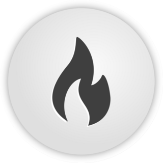 Fire App Icon Sticker