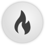 Fire App Icon Sticker