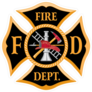 Fire Department FD Maltese Cross Symbol Sticker