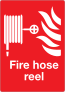 Fire Hose Reel Large Sign Sticker