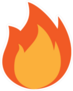 Fire Icon Flames Sticker