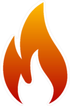 Fire Logo Flames Sticker