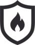 Fire Protection Icon Sticker