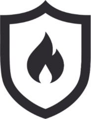 Fire Protection Icon Sticker