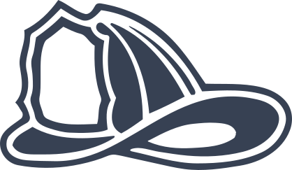 Firefighter Fireman Hat Sticker