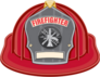 Firefighter Helmet Illustration Sticker