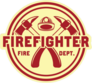 Firefighter Logo Badge Sticker