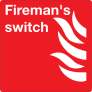 Firemans Switch Sign Sticker