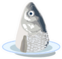 Fish Head On A Platter Holiday Rosh Hashanah Sticker