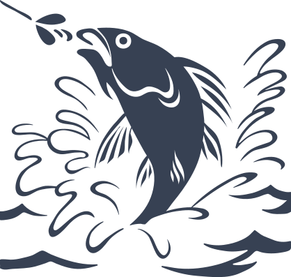 Fish On A Fishing Hook Sticker