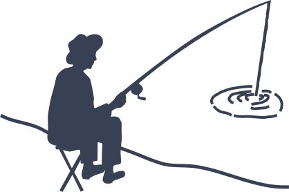 Fishermen Fishing Sticker