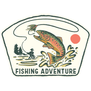 Fishing Adventure Sticker