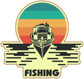 Fishing Boat Sticker