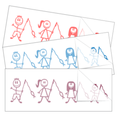 Fishing Family Stickers and Decals