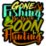 Fishing Hunting Sticker