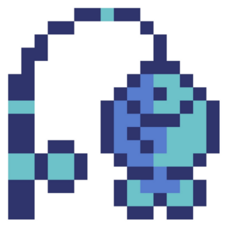 Fishing Pole Pixel Sticker