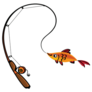 Fishing Rod Cartoon Sticker