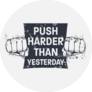 Fitness Motivational Quote Sticker