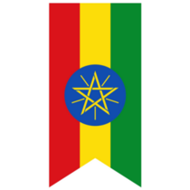 Flag Ethiopia Badge Sticker