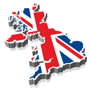 Flag Map Of The Uk Sticker
