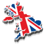 Flag Map Of The Uk Sticker
