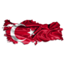 Flag Map Of Turkey Country Sticker