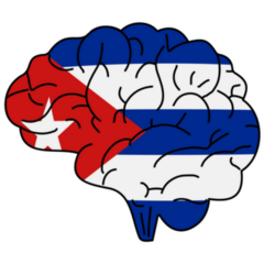 Flag Of Cuba Brain Sticker