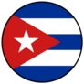 Flag Of Cuba Circle Sticker