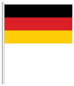 Flag Of Germany Symbol Sticker