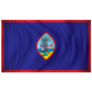 Flag Of Guam Illustration Sticker