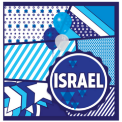 Flag Of Israel Celebration Sticker