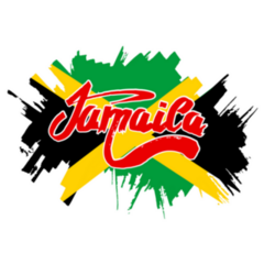 Flag Of Jamaica Grunge Sticker