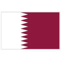 Flag Of Qatar Color Sticker