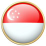 Flag Of Singapore Circle Icon Sticker