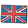 Flag Of The United Kingdom Illustration Sticker