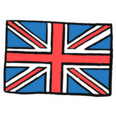 Flag Of The United Kingdom Illustration Sticker